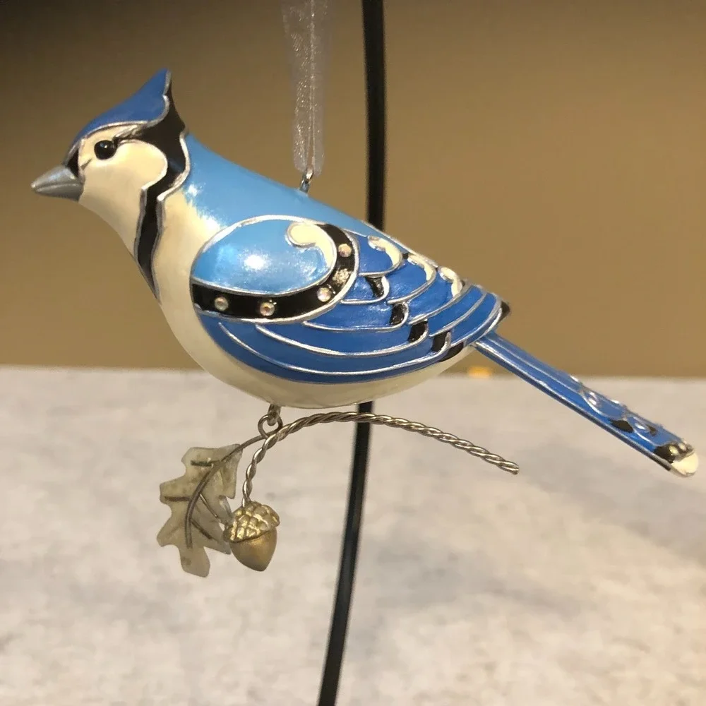 Hallmark Keepsake 2007 Blue Jay The Beauty of Birds Ornament 3rd Series QX7169